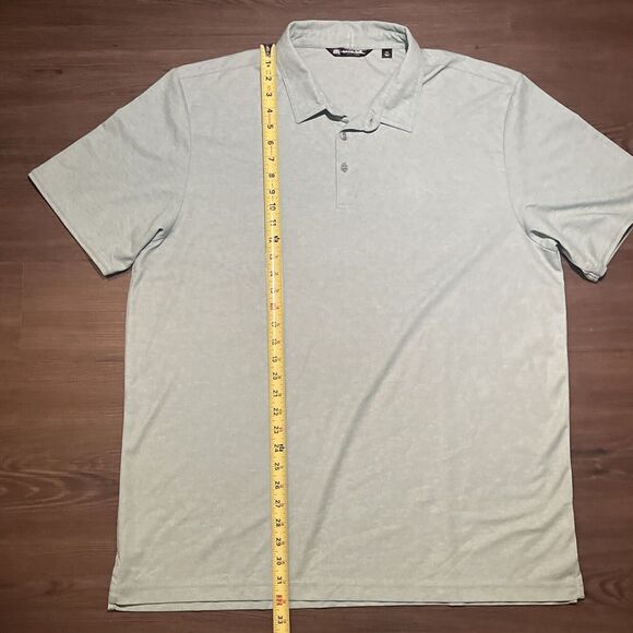 Travis‎ Mathew 2XL Teal Short Sleeve Polo Golf Shirt Pima Cotton/Polyester Blend - Picture 4 of 6